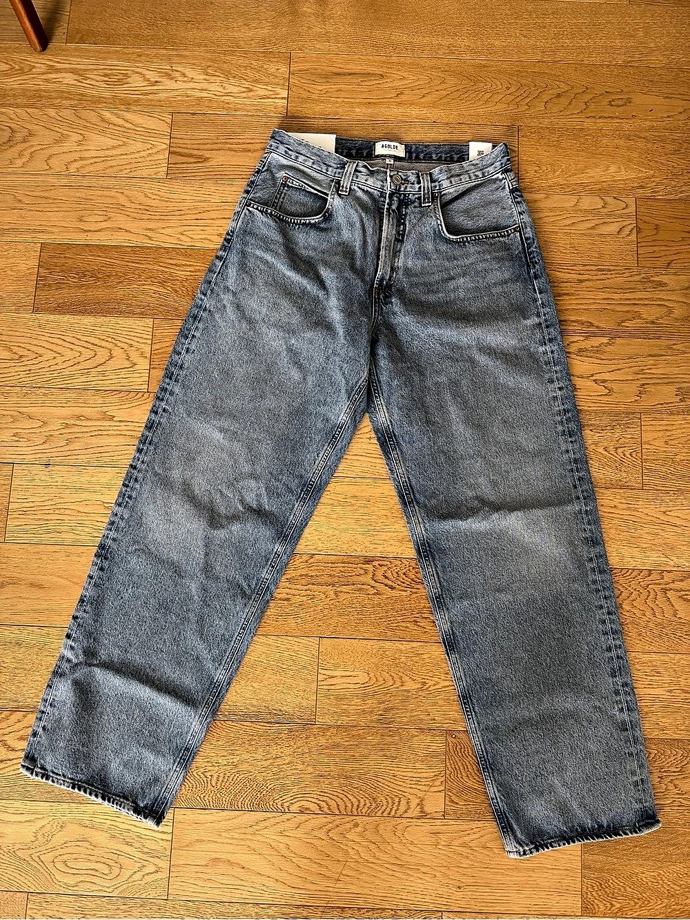 AGOLDE Fusion Denim Jean Baggy Taper Washed Blue 30 Y2K Street